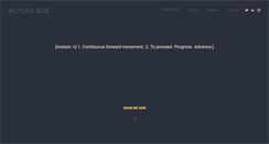Desktop Screenshot of motumb2b.com