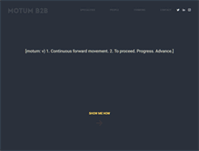 Tablet Screenshot of motumb2b.com